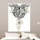 tribal fleur de lis emblem Wall Decal