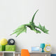 Swooping Green Fantasy Dragon Wall Decal
