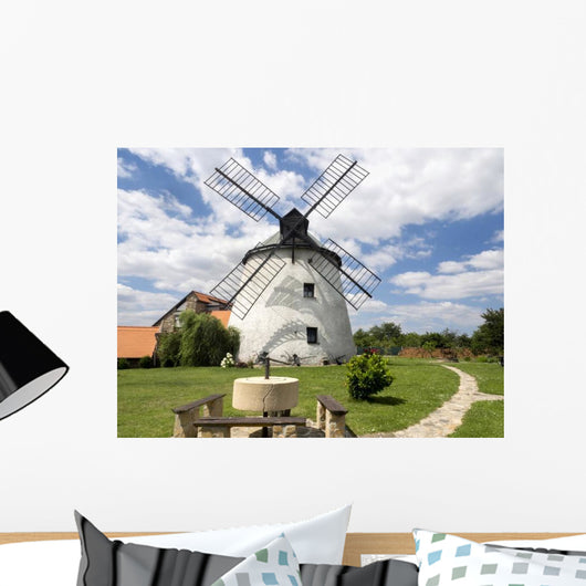 Old Windmill South Czech Wall Decal