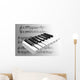 Piano Music Wall Mural
