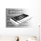 Piano Music Wall Mural