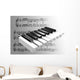 Piano Music Wall Mural