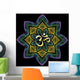 fractal lotus aum Wall Mural