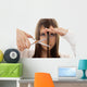 Cutting Hair Wall Mural