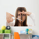 Cutting Hair Wall Mural