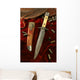 Old Bowie Knife Red Wall Mural