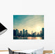 Downtown Chicago Skyline Sunset Wall Decal