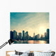 Downtown Chicago Skyline Sunset Wall Decal