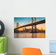 Golden Gate Bridge & San Francisco Skyline Close-up Wall Decal