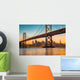 Golden Gate Bridge & San Francisco Skyline Close-up Wall Decal
