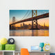 Golden Gate Bridge & San Francisco Skyline Close-up Wall Decal