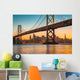 Golden Gate Bridge & San Francisco Skyline Close-up Wall Decal