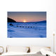 Dallas Seavey Drops Down The Bank Onto The Yukon River Wall Mural
