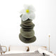 White Frangipani Flower Pyramid