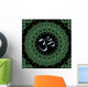fractal mandala aum Wall Mural