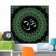 fractal mandala aum Wall Mural