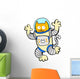 Astronaut Cat Wall Decal