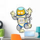 Astronaut Cat Wall Decal