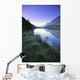 Canoe Sits At Lake Side Kenai Mtns Sunrise Wall Mural