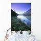 Canoe Sits At Lake Side Kenai Mtns Sunrise Wall Mural