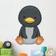 Penguin Sit Illustration Wall Decal
