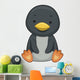 Penguin Sit Illustration Wall Decal