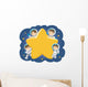 Stickman Kids Family Astronaut Wall Decal
