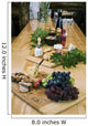 Bread And Fruit Hors D'oervres Wall Mural