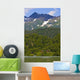 Scenic View Of Redoubt Bay Lodge On The Shore Of Big River Lakes Wall Mural