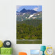 Scenic View Of Redoubt Bay Lodge On The Shore Of Big River Lakes Wall Mural