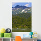 Scenic View Of Redoubt Bay Lodge On The Shore Of Big River Lakes Wall Mural