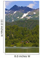 Scenic View Of Redoubt Bay Lodge On The Shore Of Big River Lakes Wall Mural