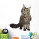 Front Maine Coon Standing Wall Decal