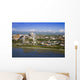 Aerial Of Downtown Anchorage With Chugach Mtns Wall Mural