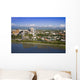 Aerial Of Downtown Anchorage With Chugach Mtns Wall Mural