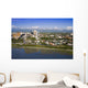 Aerial Of Downtown Anchorage With Chugach Mtns Wall Mural