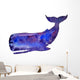 Watercolor Galaxy Whale Wall Decal
