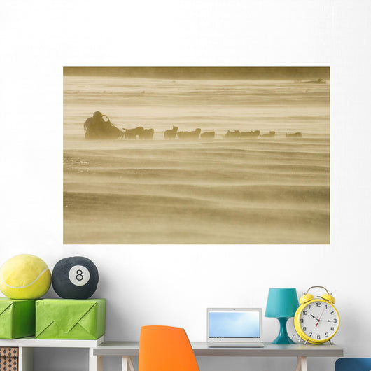 Martin Buser Runs Wall Mural