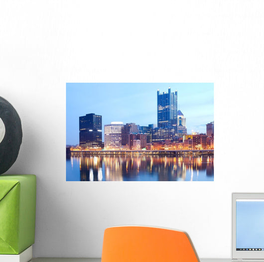 Monongahela River and Downtown Wall Decal