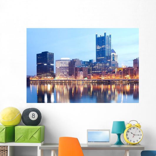 Monongahela River and Downtown Wall Decal