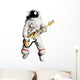 Astronaut Playing Bass Guitar Wall Decal