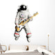 Astronaut Playing Bass Guitar Wall Decal