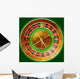 Illustration of detailed casino roulette wheel Wall Mural