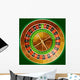 Illustration of detailed casino roulette wheel Wall Mural