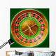 Illustration of detailed casino roulette wheel Wall Mural