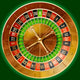 Illustration of detailed casino roulette wheel Wall Mural