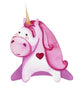 Chubby Pink Love Unicorn Wall Decal