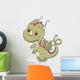 Sweet Cute Cartoon Dragon Wall Decal