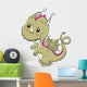Sweet Cute Cartoon Dragon Wall Decal