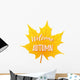 Autumn Maple Leaf Wall Decal